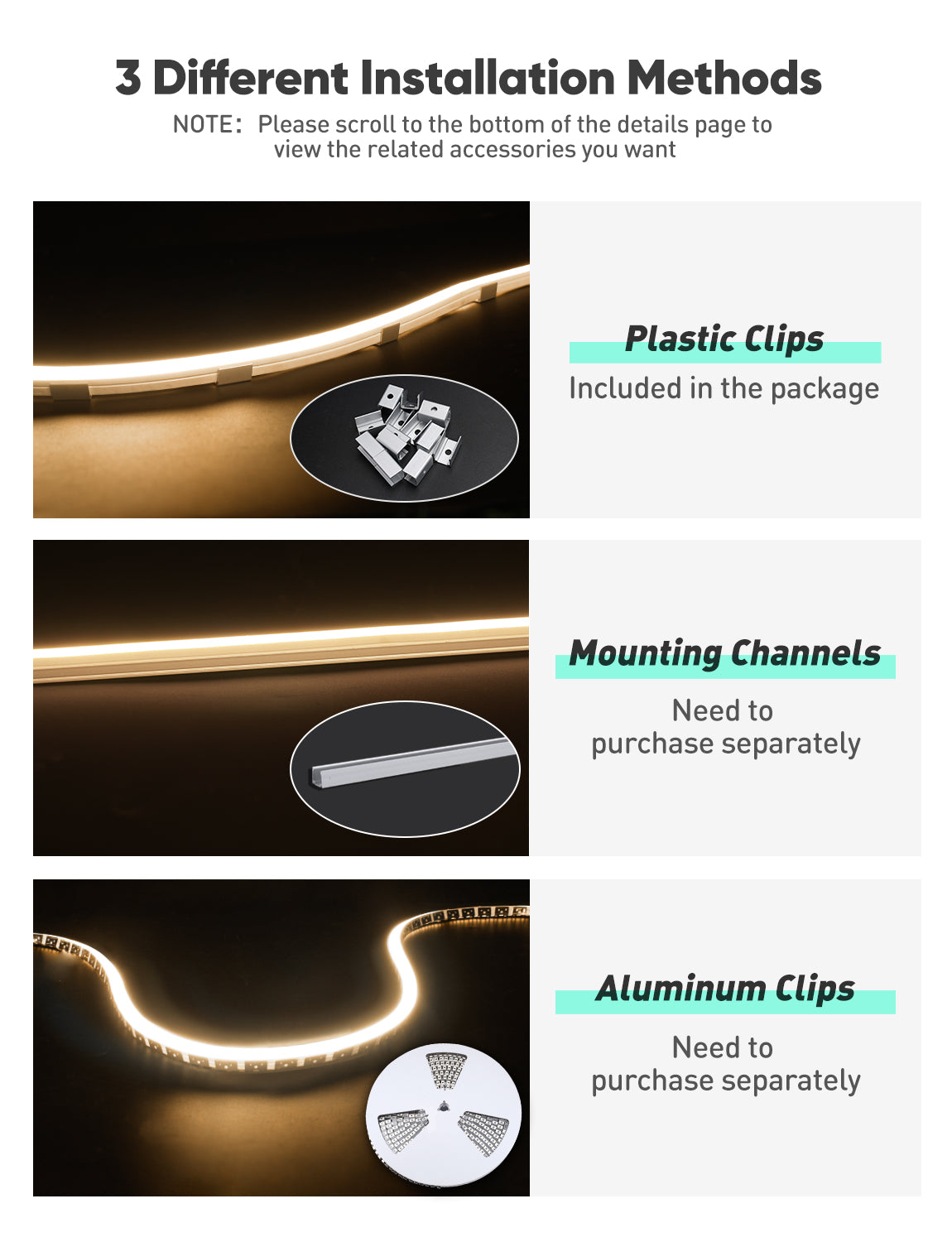 GZBtech 120V LED Neon Rope Lights, 3D Top & Side Free Bend 2800K Warm White Neon Strip, 122+LM/FT Diver-Free IP65 Rope Lighting for Indoor Outdoor Decoration