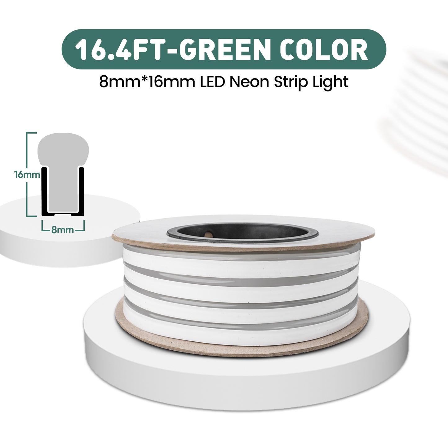 120V ETL Listed Flexible LED Neon Rope Light Save Energy, IP65 waterproof, cuttable