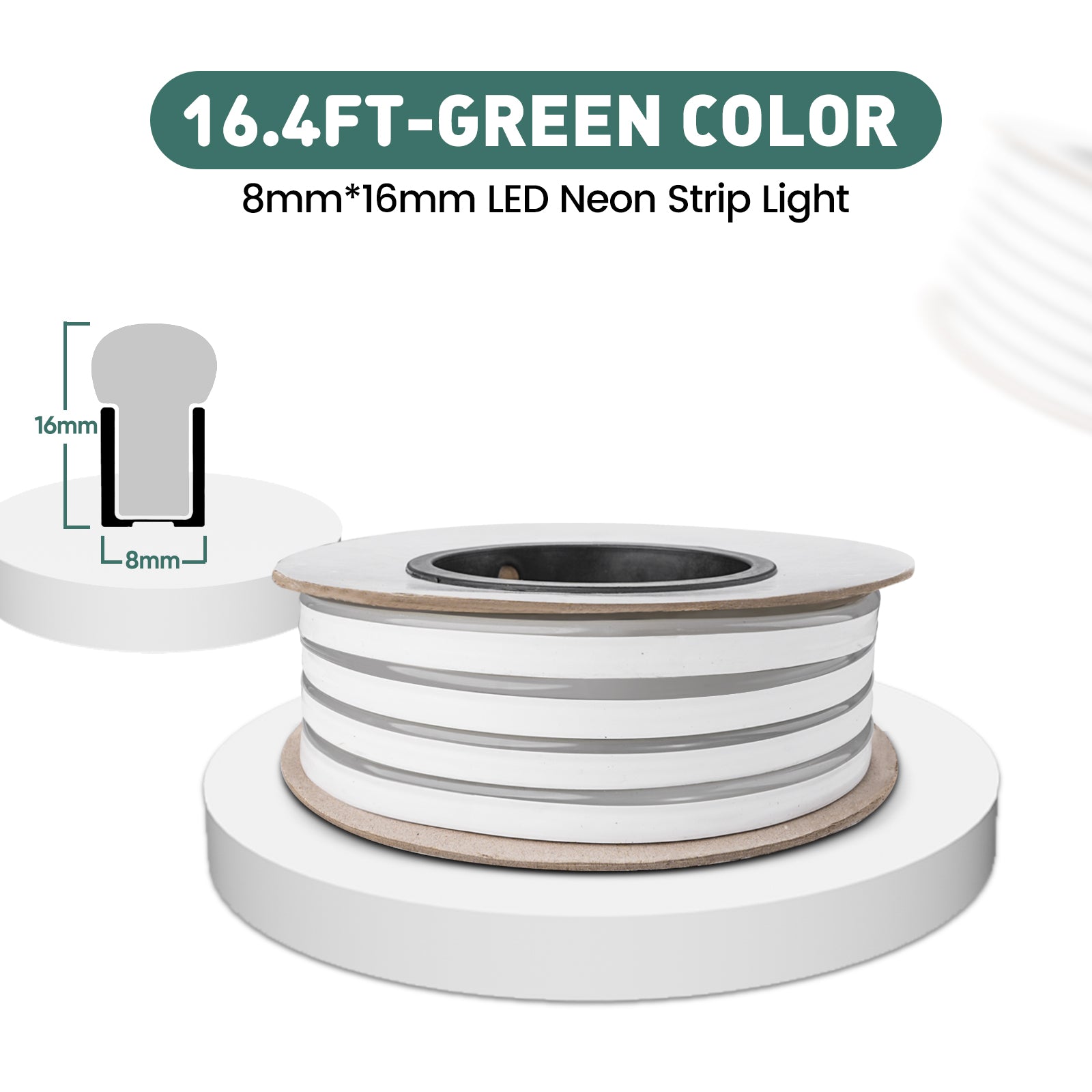 120V ETL Listed Flexible LED Neon Rope Light Save Energy, IP65 waterproof, cuttable