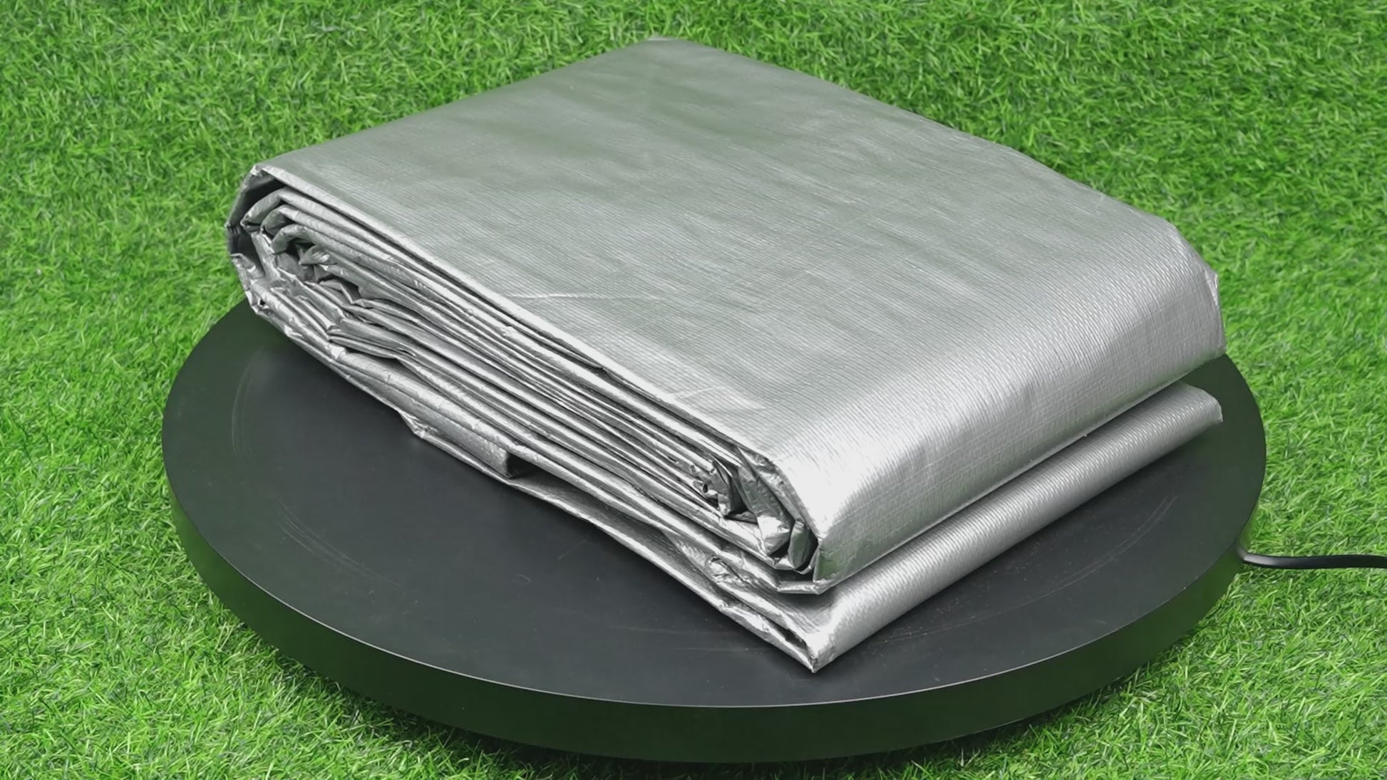 GZBtech 10 Mil Heavy Duty Tarp Large Tarp 12 Sizes, Waterproof Thick Silver black Tarpaulin Cover for Outdoor Garden Use, UV Resistant, Tear Proof Poly Tarps.