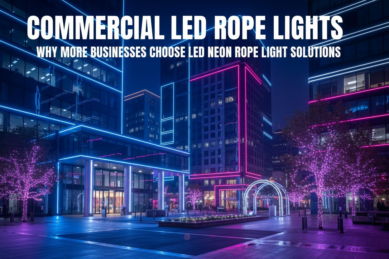 Custom Rope Led Signs Commercial LED Rope Lights: Why More Businesses Choose LED Neon Rope L ...