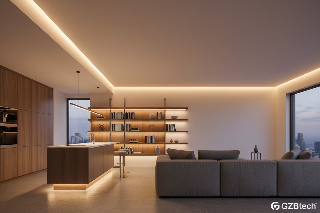 GZBtech 120V LED Strip Lighting: Affordable & Discreet Ambiance Solutions