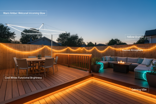 Best LED Neon Rope Light Colors for Outdoor Design in 2025