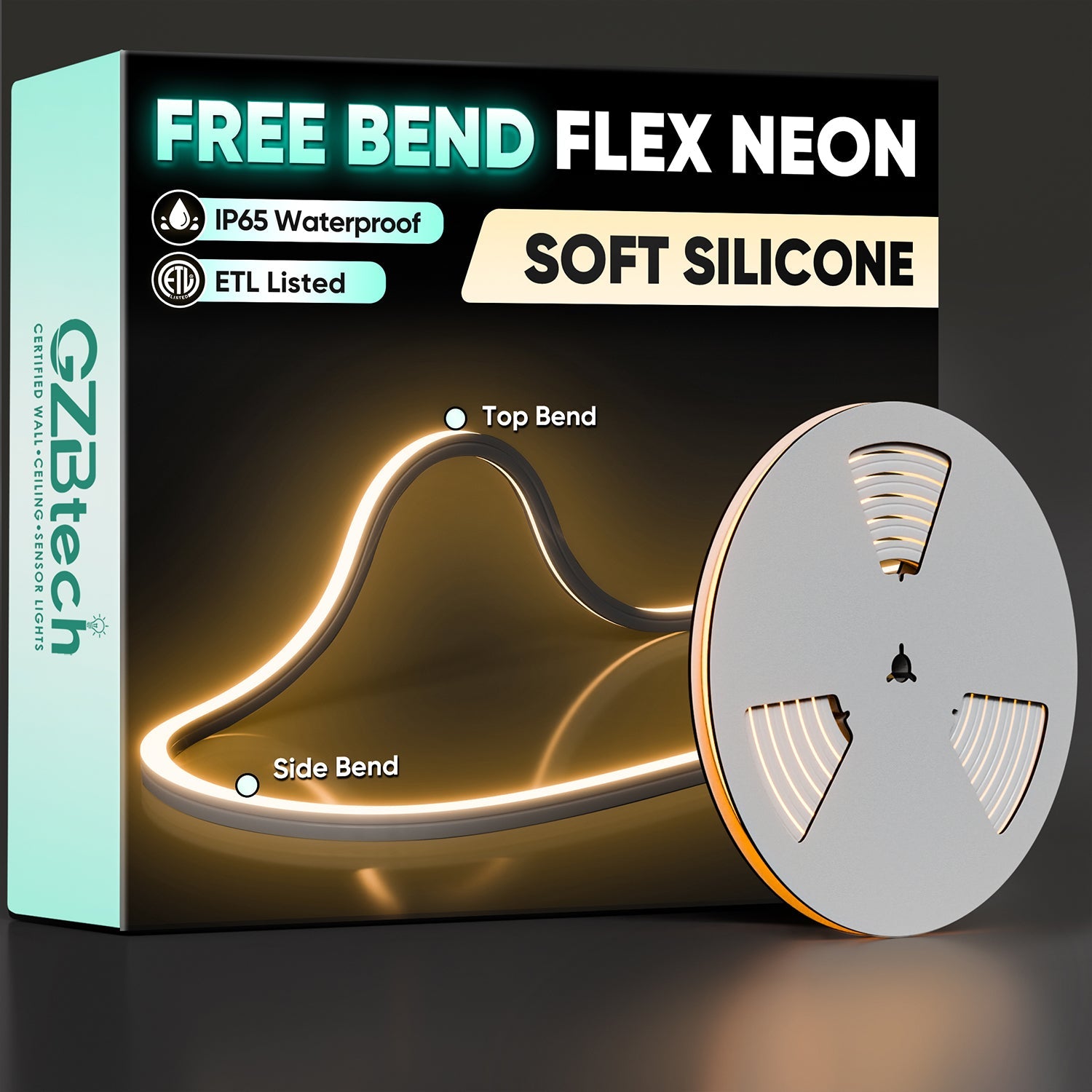 120V ETL Listed 3D Free Bend Flex Neon