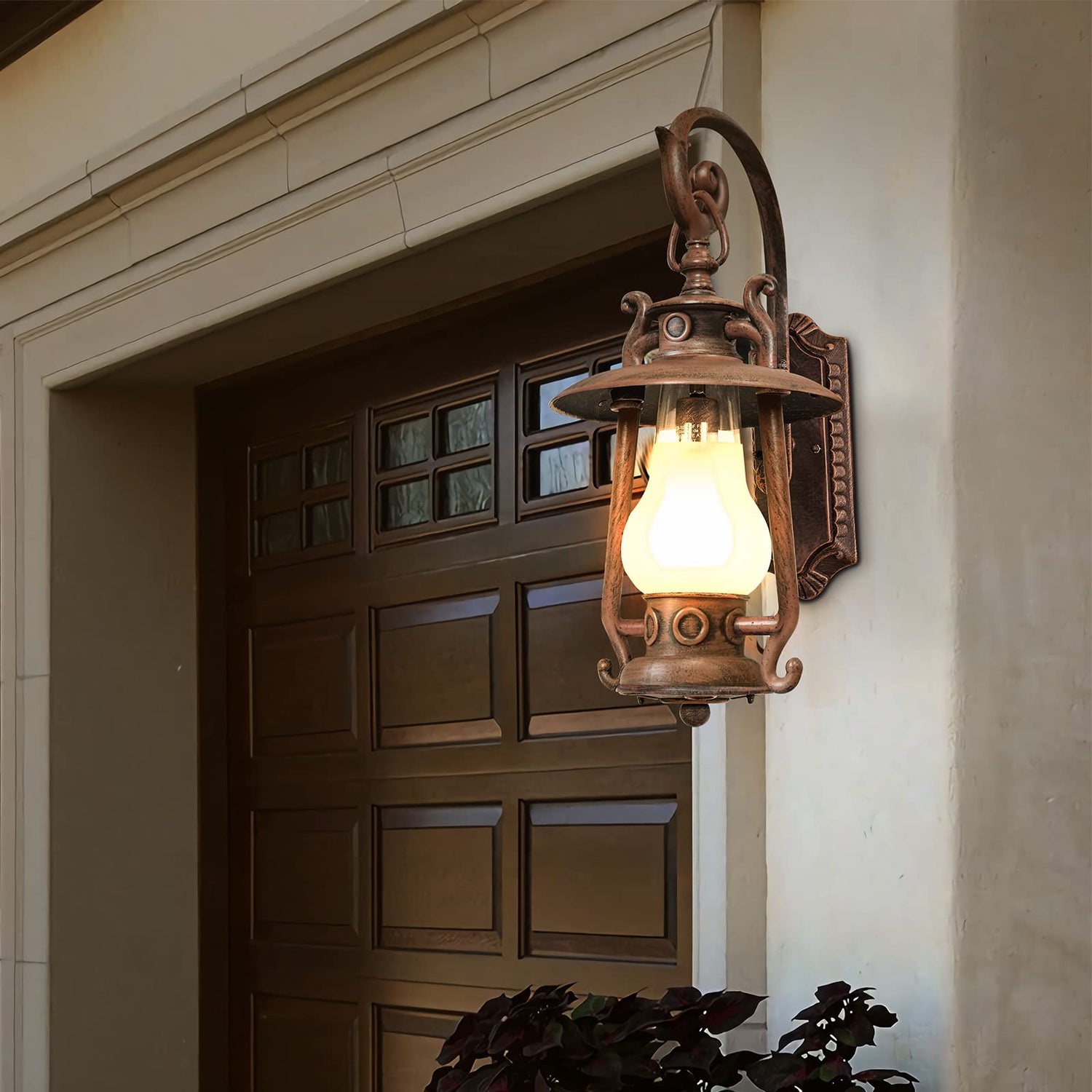 Outdoor Lighting Rustic Lantern Outdoor wall sconce