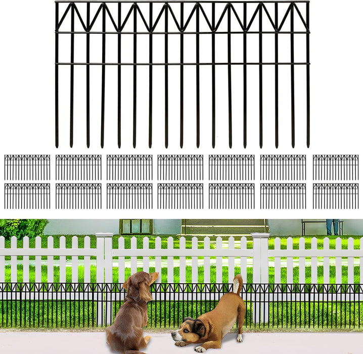 Animal Barrier Fence 24X15inch 5.5mm Metal Fence Panels