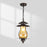 Glass Rustic Lantern Outdoor Wall Sconce