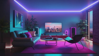 GZBtech RGB Neon Rope Lights, AC 110-120V Waterproof Color Changing LED Rope with Remote Controller, RGB Rope Lighting for Indoor Outdoor Commercial Use.