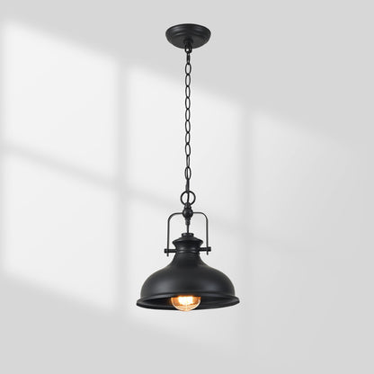 GZBtech  black-dome-pendant-light-1