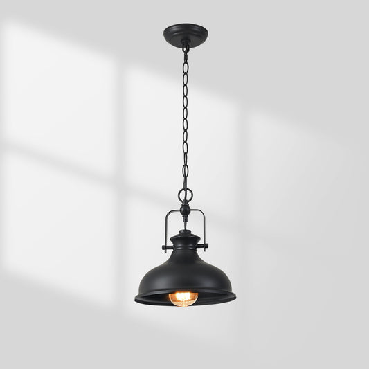 GZBtech  black-dome-pendant-light-1