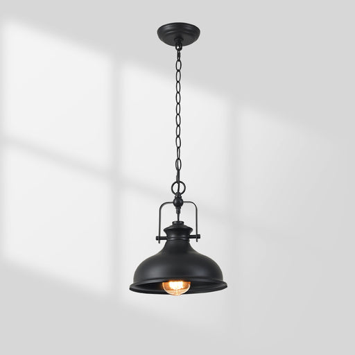 GZBtech  black-dome-pendant-light-1