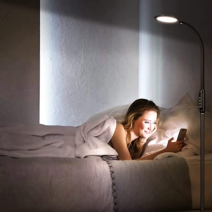 Touch Control Led Floor Lamp 360° Gooseneck 18W-1