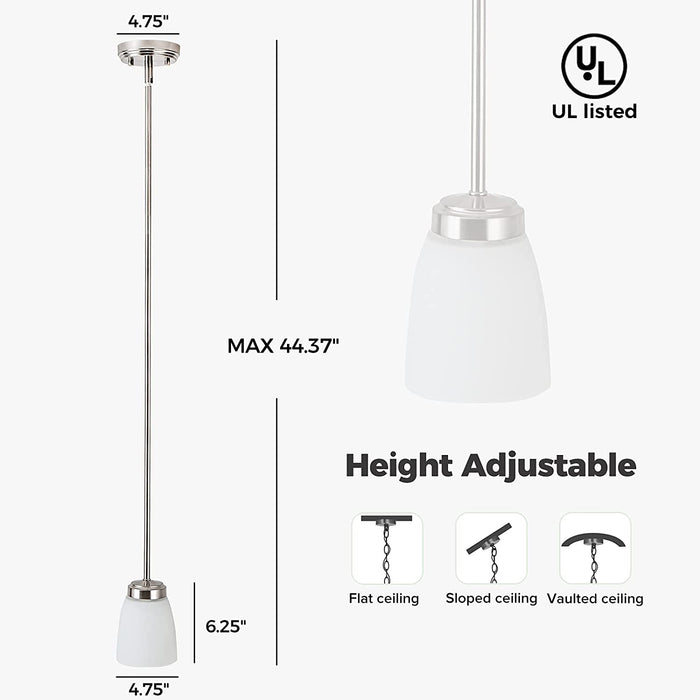 Kitchen Island Mini Pendant Light Silver -3