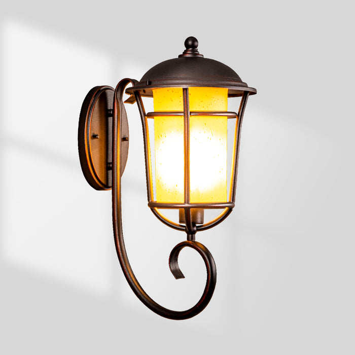 Rustic Lantern Outdoor Porch Light-1