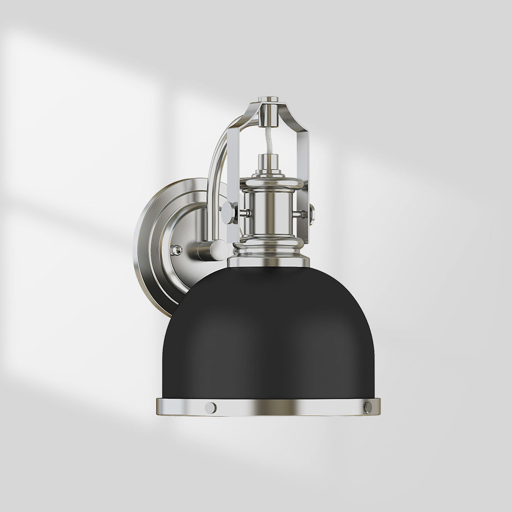 GZBtech Metal Dome Black Vanity Light-1