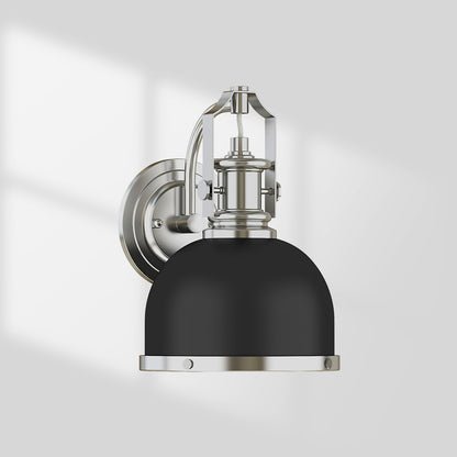 GZBtech Metal Dome Black Vanity Light-1